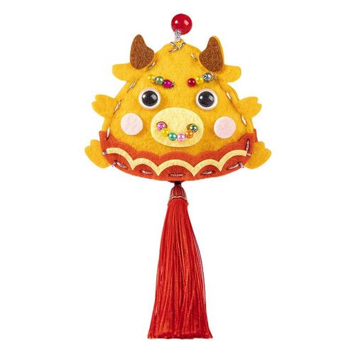 Spring Festival Dragon Year Zodiac Handmade Cartoon Children Scented Sachet Bag Diy Material Package Sachet Royal Guard Ornament Gifts