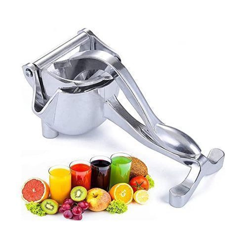 Stainless Steel Lemon Orange Manual Fruit Press Squeezer Juicer Extractor, Silver.