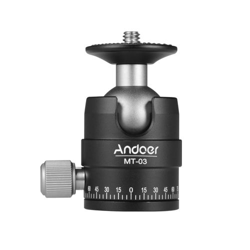 Andoer MT-03 Mini Ball Head DSLR ILDC Camera Tripod Monopd