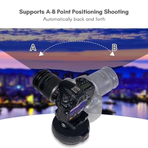 Andoer YT1200 Motorized Pan Tilt Head 2-axis Panoramic Head