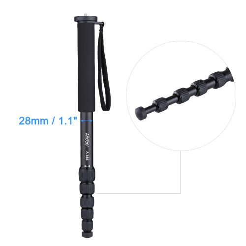 Andoer A-666 181cm/5.9ft Telescoping Aluminum Camera