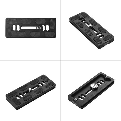 Andoer PU-100 100mm Quick Release QR Plate Fit Arca Swiss