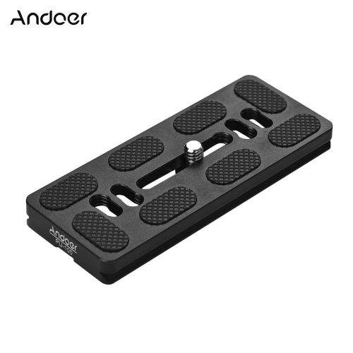 Andoer PU-100 100mm Quick Release QR Plate Fit Arca Swiss
