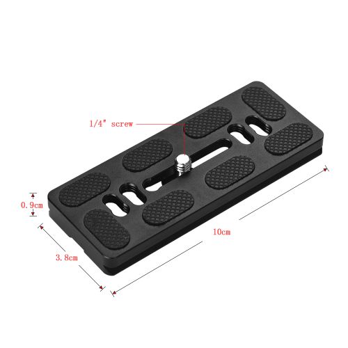 Andoer PU-100 100mm Quick Release QR Plate Fit Arca Swiss
