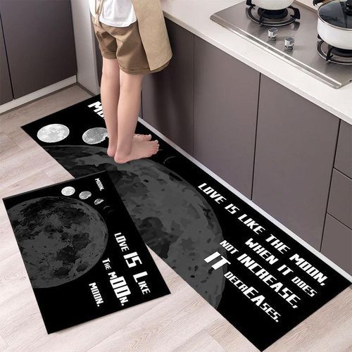 Kitchen Floor Mat Household Carpet Door Mat Home Decor- Multi-colour.