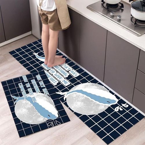 Kitchen Floor Mat Household Carpet Door Mat Home Decor- Multi-colour.