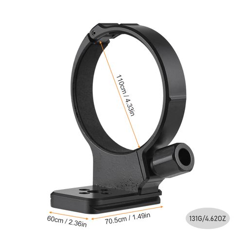 71mm Tripod Mount Ring With 60mm Quick Release Plate 1/4in