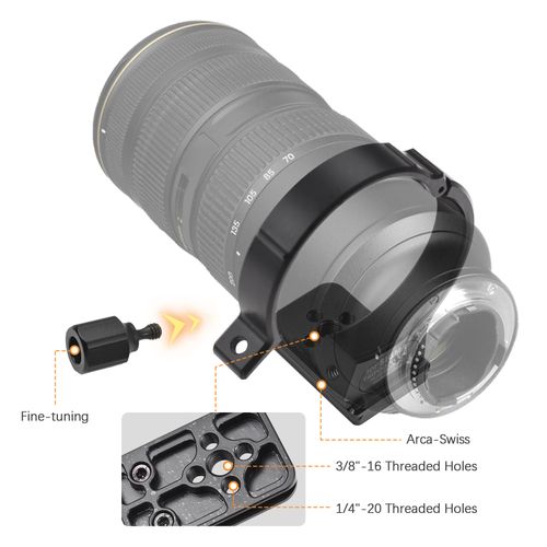 71mm Tripod Mount Ring With 60mm Quick Release Plate 1/4in