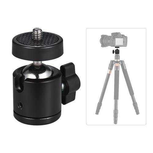 2pcs 360 Degree Rotating Swivel Mini Tripod Ball Head With