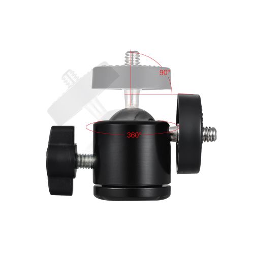 2pcs 360 Degree Rotating Swivel Mini Tripod Ball Head With