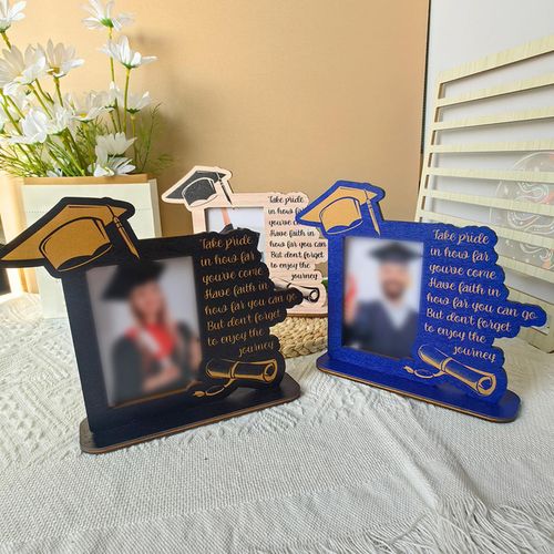 Picture Frame Graduation Gift Art Decoration Desk Blue
