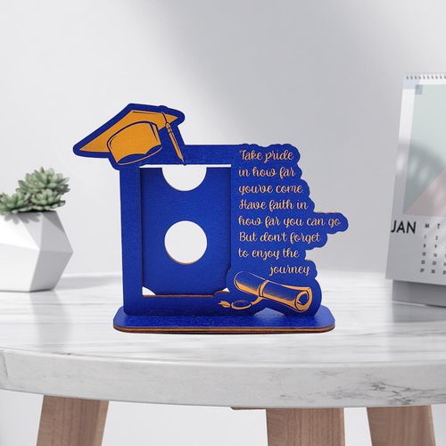 Picture Frame Graduation Gift Art Decoration Desk Blue