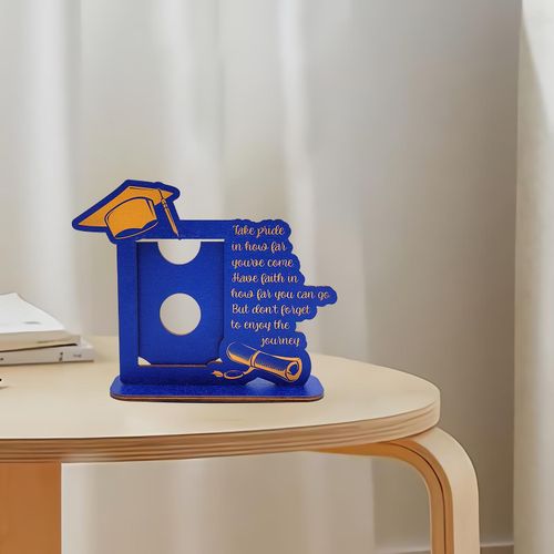 Picture Frame Graduation Gift Art Decoration Desk Blue