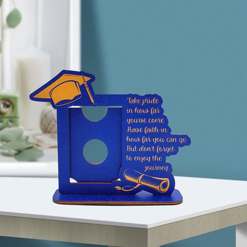 Picture Frame Graduation Gift Art Decoration Desk Blue