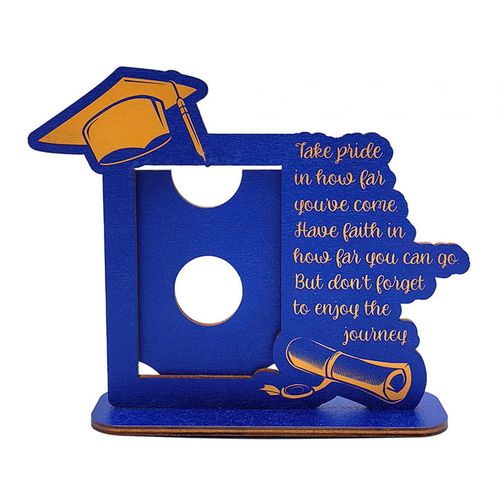 Picture Frame Graduation Gift Art Decoration Desk Blue