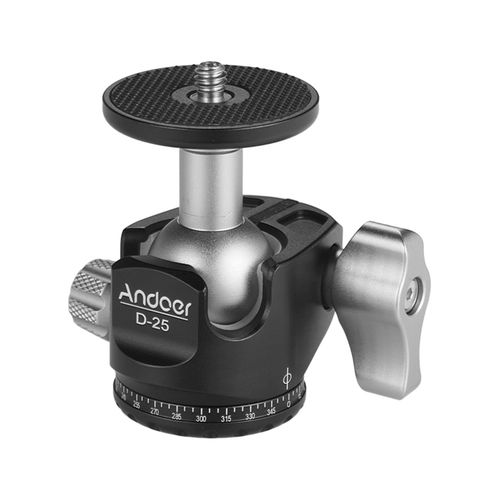 Andoer D-25  Machining Aluminum Alloy Double Notch Ball