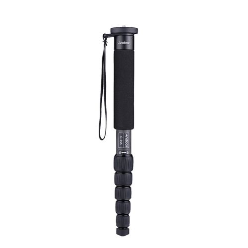 Andoer C-555 155cm/5.1ft Carbon Fiber Camera Monopod Unipod