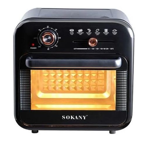 18L Multifunction Air Fryer Electric Without Oil Free Deep Digital Air Fryer-Black