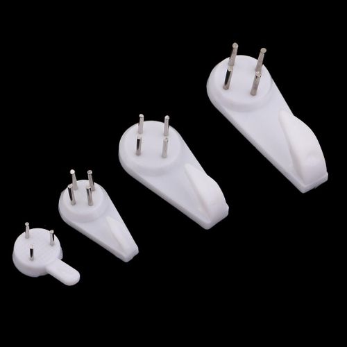 40pcs Picture  Hook Hanging HOOKS Hangers 4 Styles