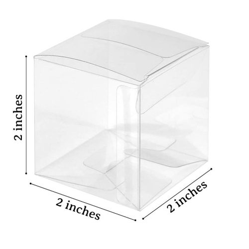 915 Generation 50Pcs Clear Plastic Boxes for Gifts Pvc Packing Box Gift Packaging Transparent Candy Box Wedding Gift Boxes Party Favors