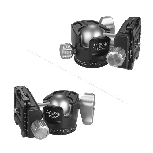 Andoer D-25C  Machining Aluminum Alloy Double Notch Ball