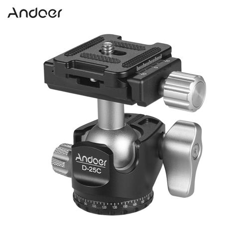 Andoer D-25C  Machining Aluminum Alloy Double Notch Ball