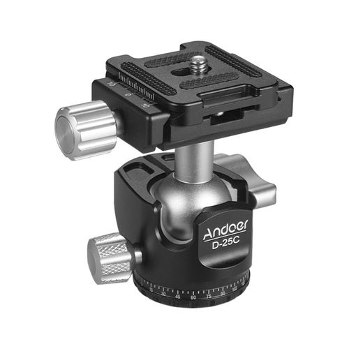 Andoer D-25C  Machining Aluminum Alloy Double Notch Ball