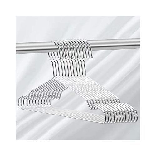 12Pcs of Steel Hangers for clothes - Black