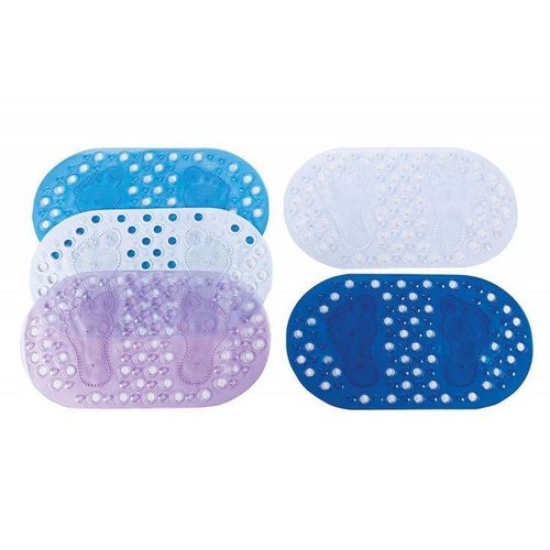 PVC Anti Skid Shower BathTub Mat  Non-Slip Blue