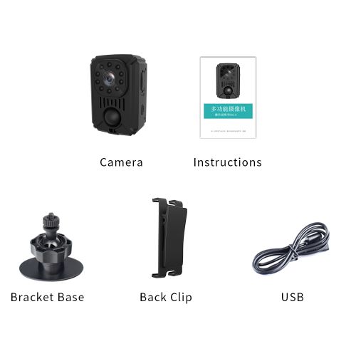 1080P HD Body Mounted Camera Portable Video Recorder With