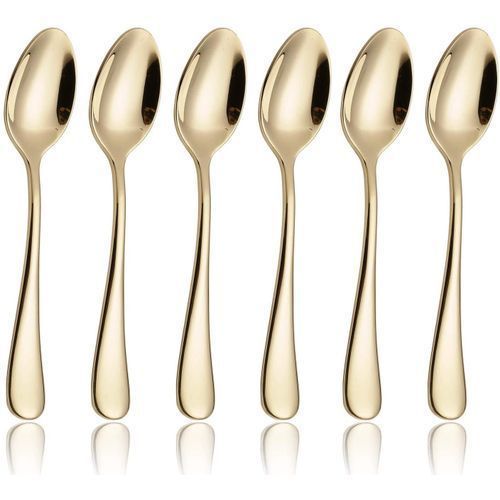 Set Of 6Pc Gold Plated Teaspoons - Gold