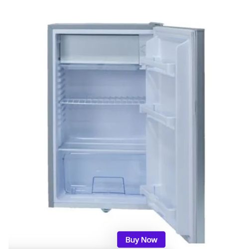Venus VG165 Single Door Refrigerator, 120 Liters – Silver. ( 1 YR WRTY)