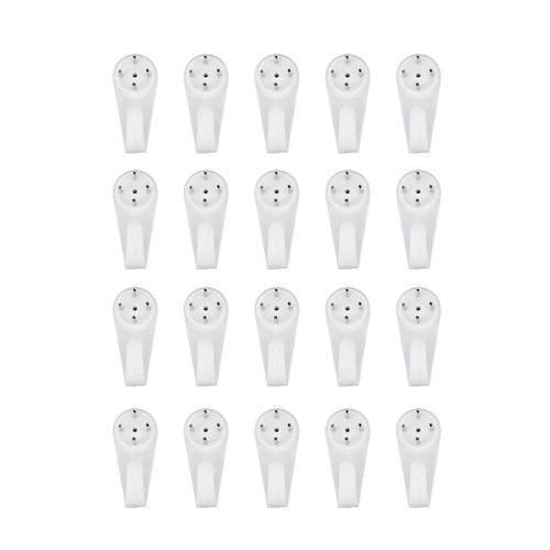 60pcs Plastic Invisible Traceless Photo Picture Frame Nail Hooks