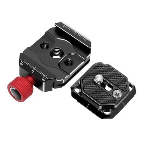 Quick Release Clamp Adapter Set With Quick Release Plate