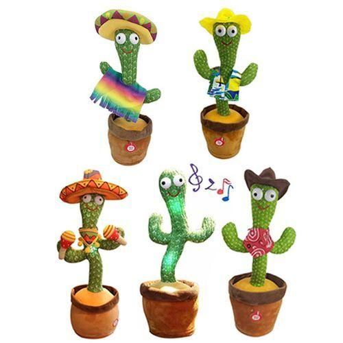 Dancing Cactus Toys Talks Toys Of Electronic Furniture Dancing Song Talking New Fun Music Bright NO5114