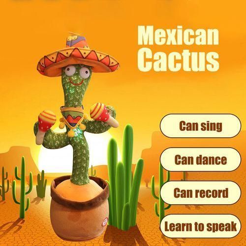 Dancing Cactus Toys Talks Toys Of Electronic Furniture Dancing Song Talking New Fun Music Bright NO5114