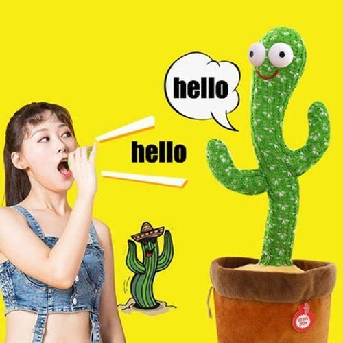 Dancing Cactus Toys Talks Toys Of Electronic Furniture Dancing Song Talking New Fun Music Bright NO5114