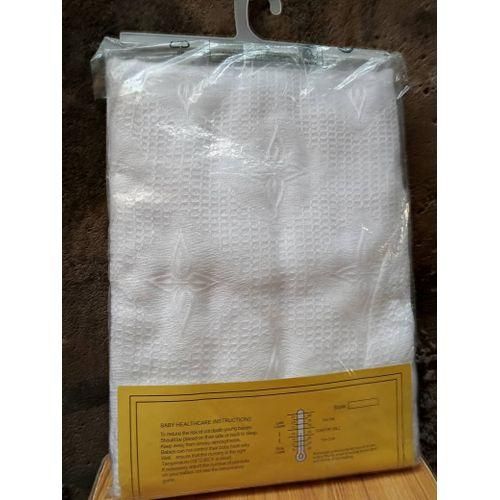 Baby White Shawl With Beautiful Written Words