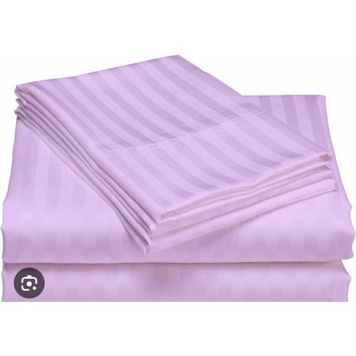 4 Piece Egyptian Cotton Bedsheet set with 2 Bedsheets and 2 Pillowcases-Purple