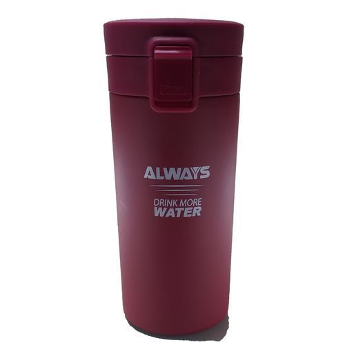 Always Stainless Steel Travel Mug, 0.4L - Maroon