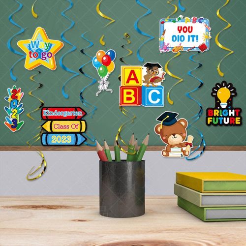 Kindergarten Graduation Banner Kindergarten Graduation Party Decor for Nursery School Kindergarten NO5238