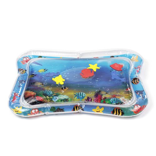 Inflatable Baby Water Mat Infant Tummy Time Playmat Toddler