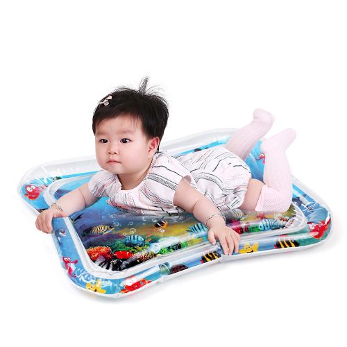 Inflatable Baby Water Mat Infant Tummy Time Playmat Toddler