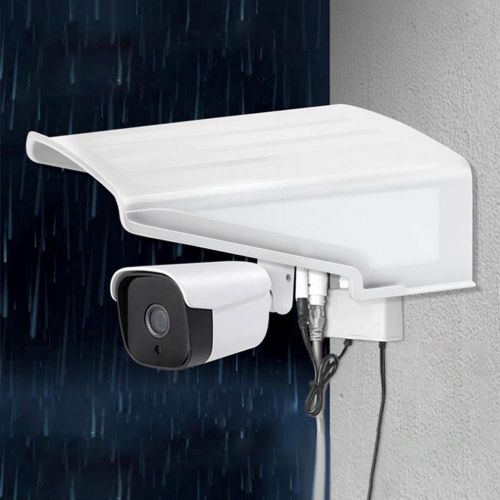 Surveillance Camera Rain Cover Easy to Install Outdoor Camera Shade Covers Suitable for Most Camera Models NO5298