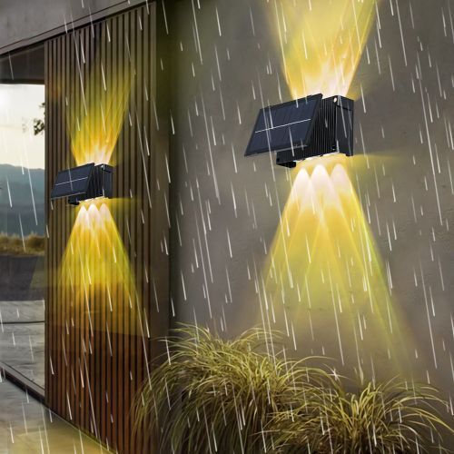 Waterproof Outdoor RGB Six-Head Colorful Wall Lamp - Colorful Light