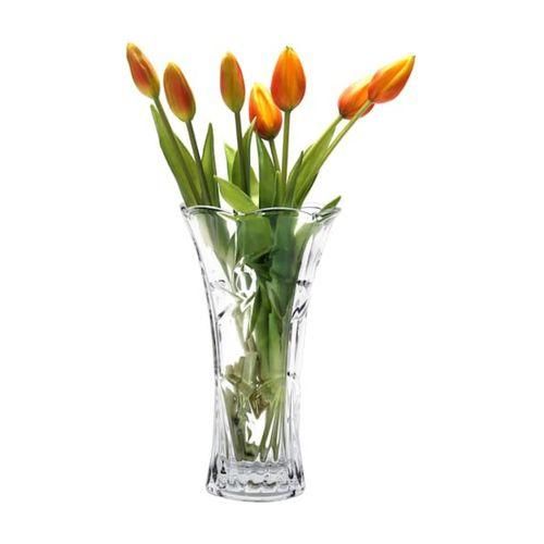 Crystal Decorative Flower Vase - Clear