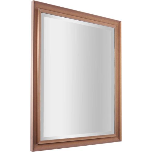 FAFA GLASS 50cm X 70cm Rectangular Framed Wall Mounted Mirror  - Metal Gold