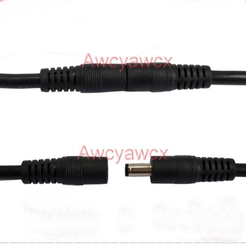 5.5mm x 2.1mm Power Extension Cable 1M 3M 5M 10M CCTV LED LCD DC Jack Socket Male to female plug 5V 6V 9V 12V adapter supply