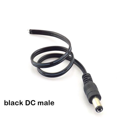 10pcs 12V AC DC Male Jack Adapter Power Cable Connectors Cords DC Female Wire for LED Strip Light Lamp CCTV Camera