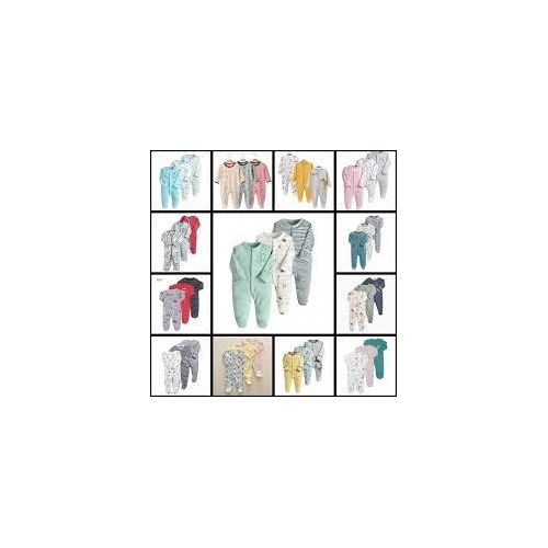 3pcs Baby overalls pack - colors may vary